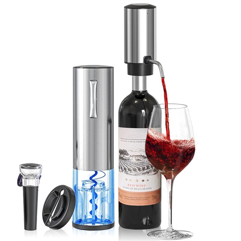 Decanter Aerator Set - Abridor de Vinho Elétrico A84G 4