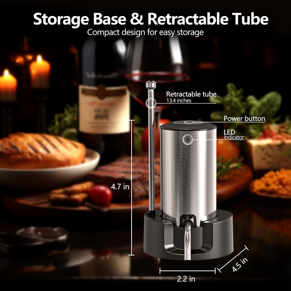 Decanter Aerator Set - Etrt conjunto de decantador de vinho