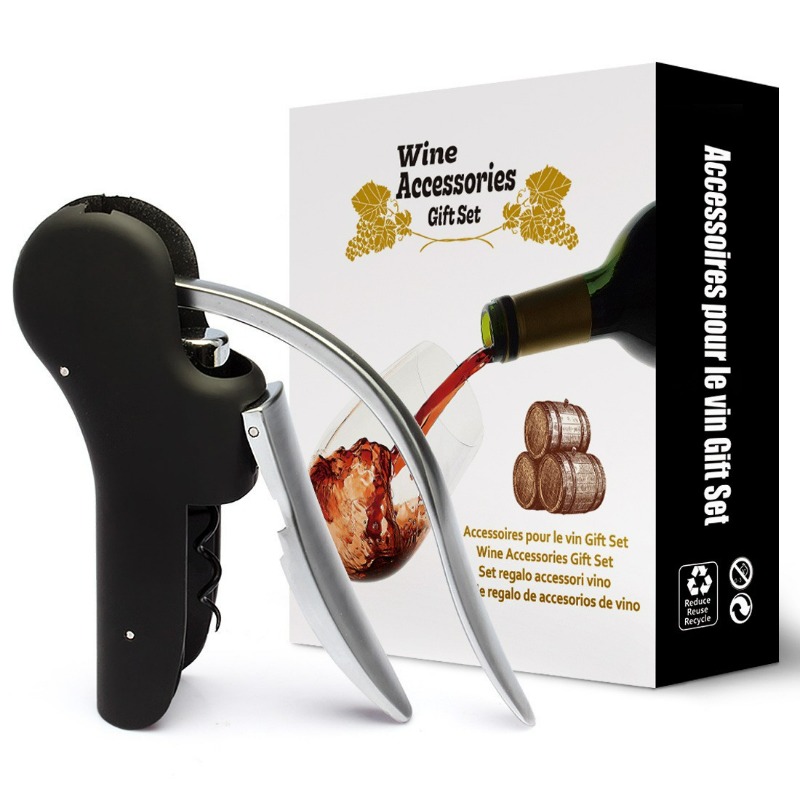 Cork Screw Lever - Kit de Ferramentas para Vinho: Abridores