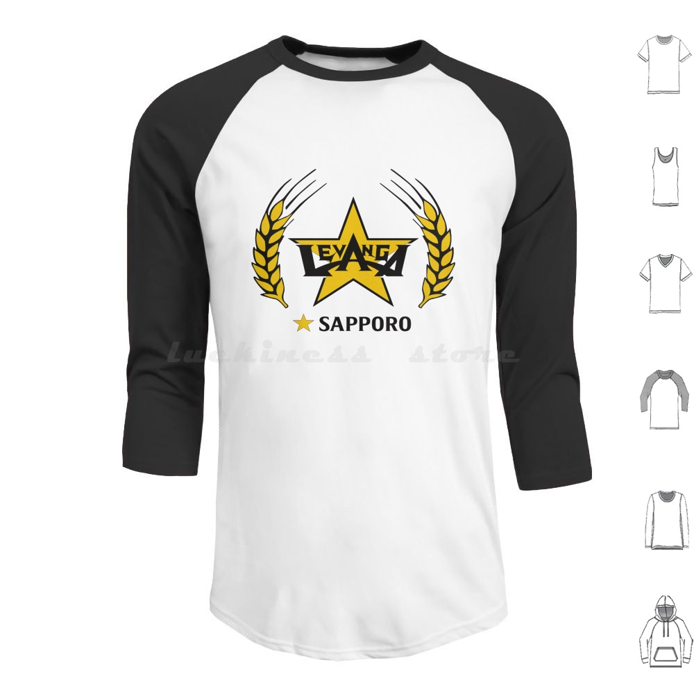 Wine Beer Rum - Hoodies Sapporo de Manga Longa: Cerveja,