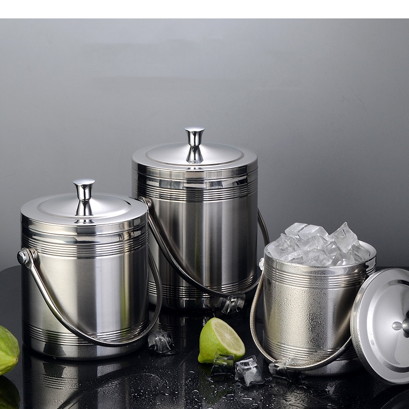 Whisky Beer And Wine - Balde de gelo de dupla camada
