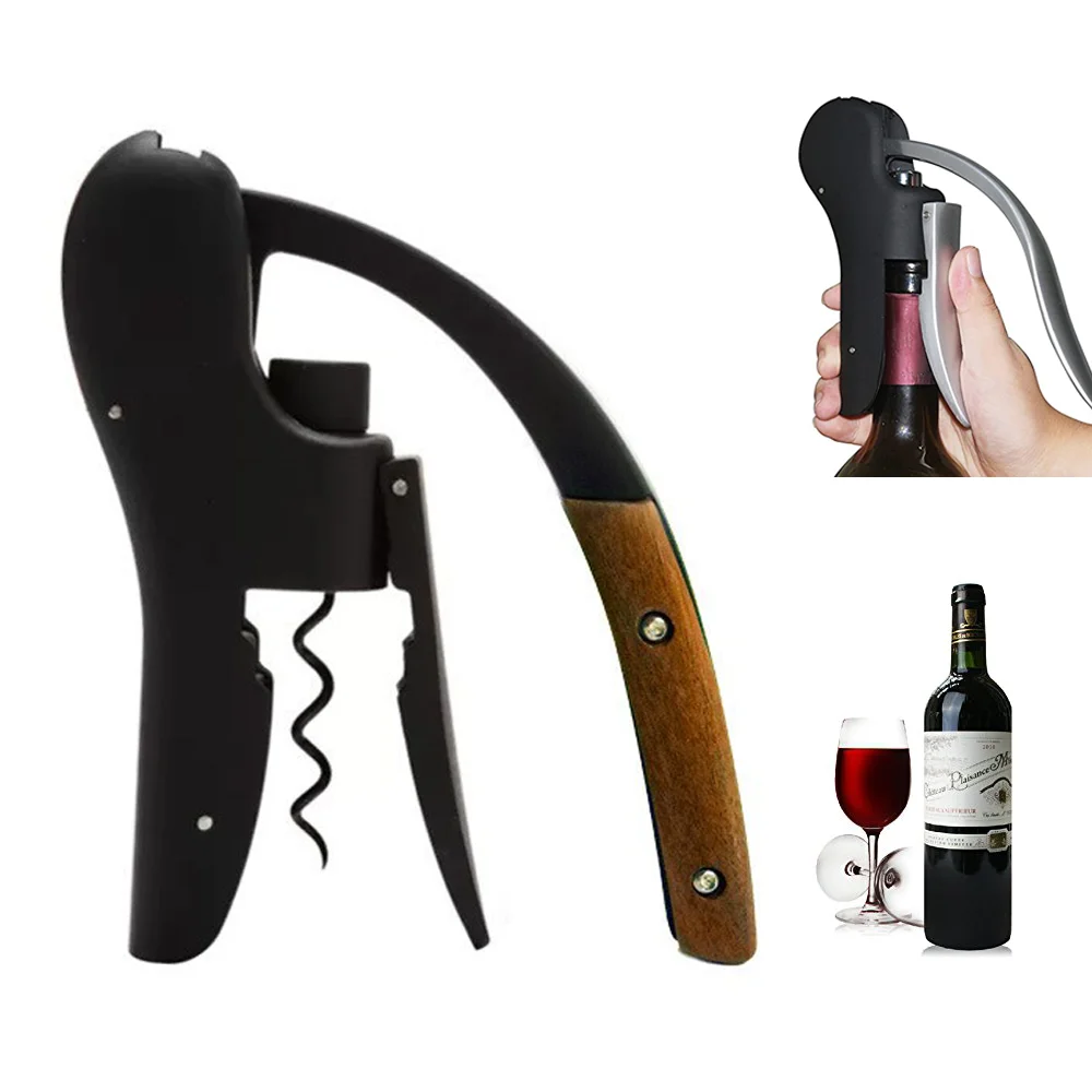 Cork Screw Lever - Abridor de Vinho Gooseneck - Saca-rolhas