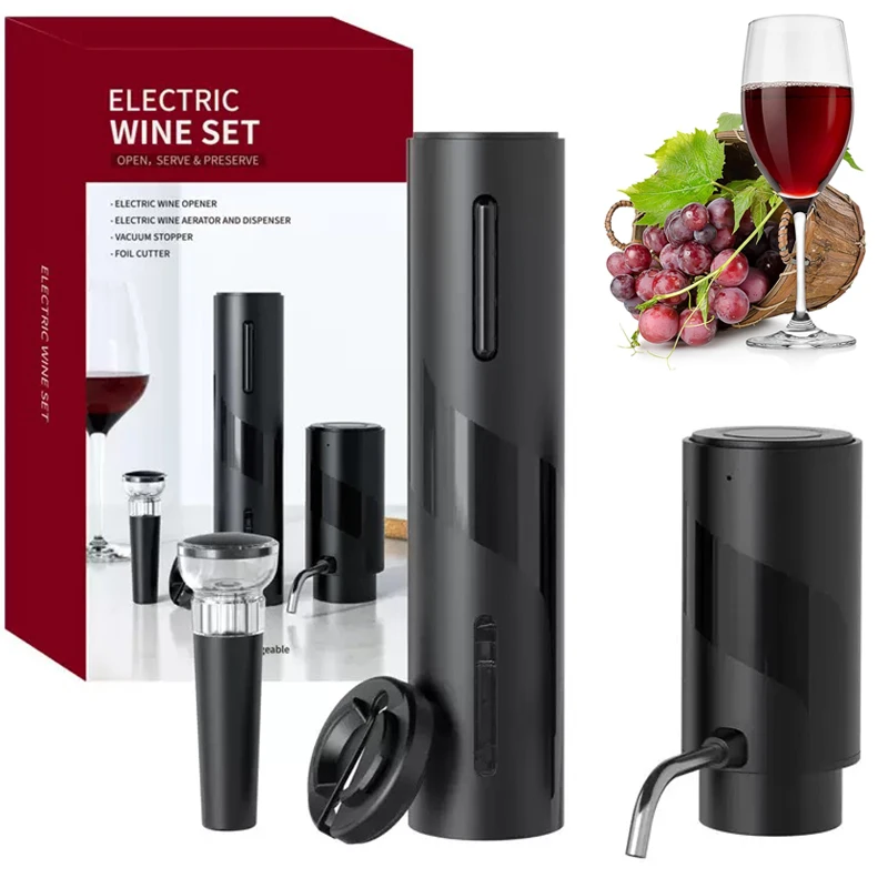 Decanter Aerator Set - Conjunto de abridor de vinho elétrico