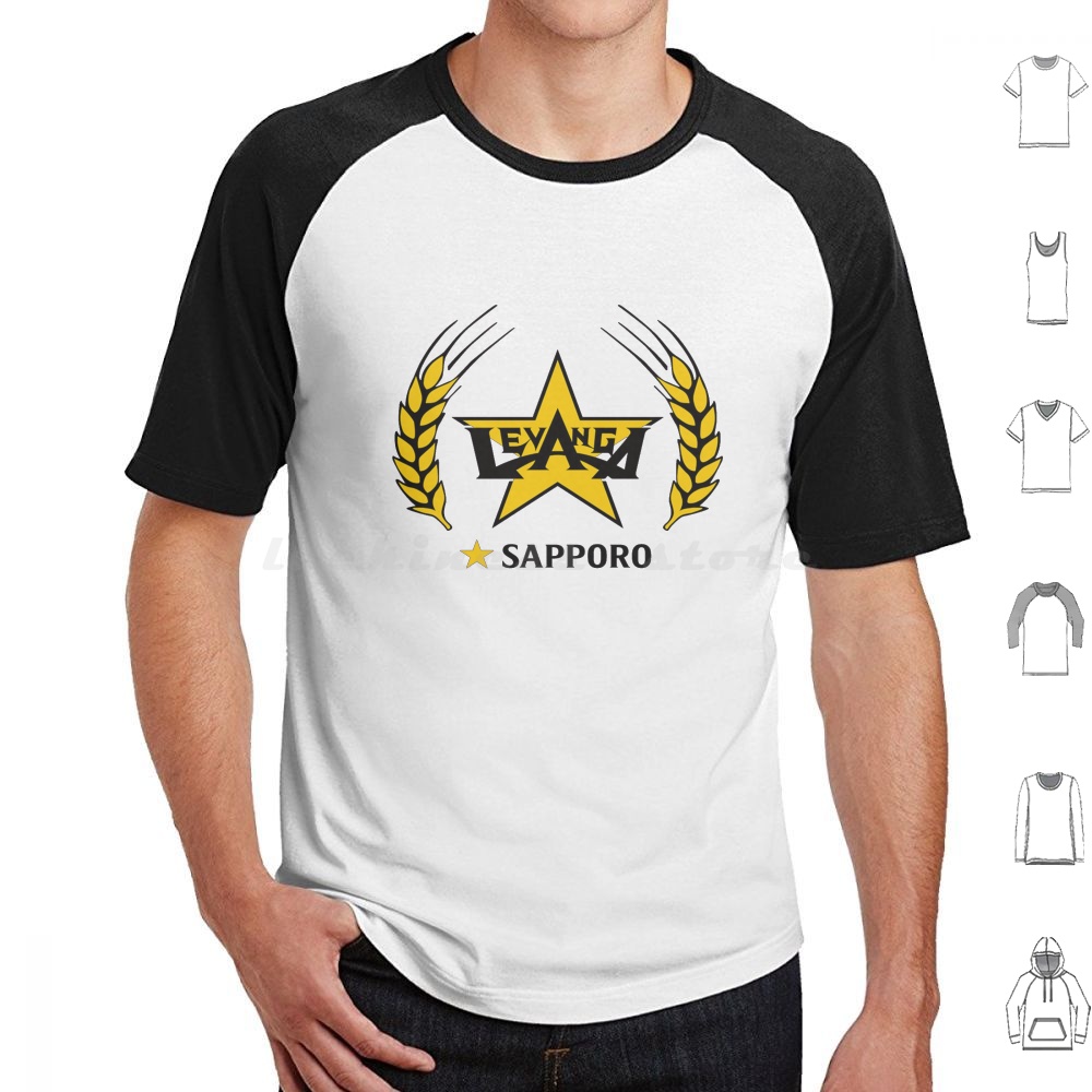 Wine Beer Rum - Camiseta Sapporo 6XL de Algodão, Camiseta