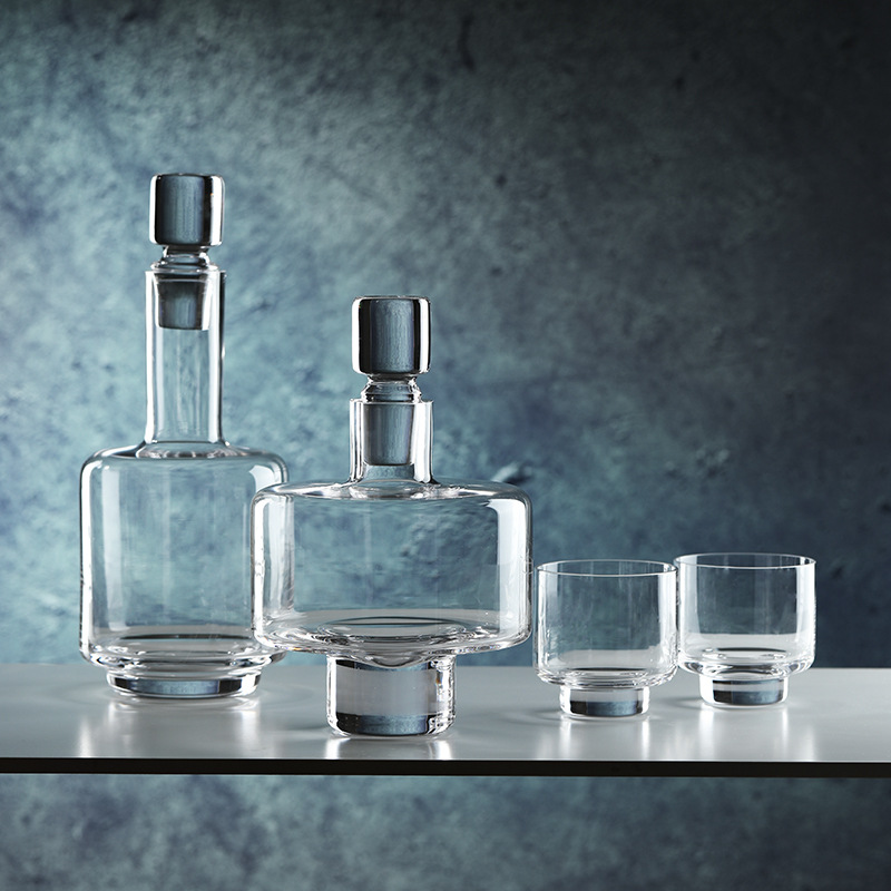 Decanter Aerator Set - Kit de Licor Moderno Minimalista com