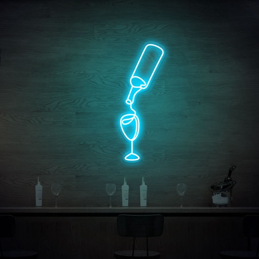 Vinho led luzes de sinal néon  - Wine Beer Store avaliação e preço