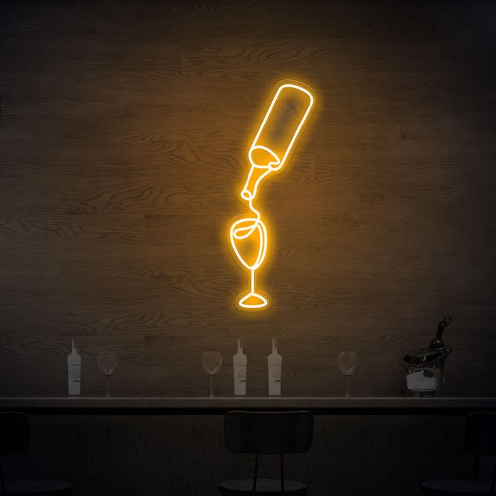 Vinho led luzes de sinal néon  - Wine Beer Store avaliação e preço