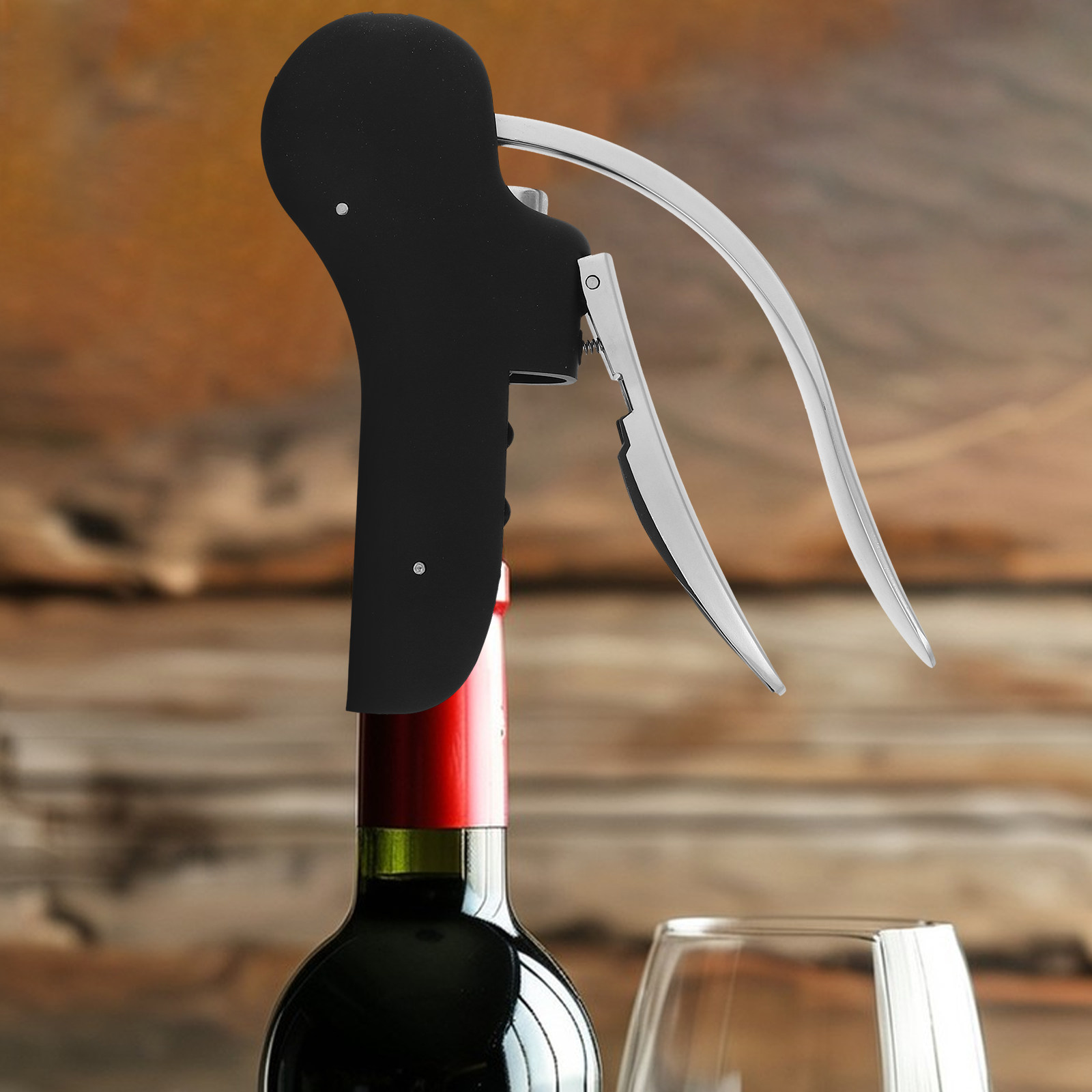Abridor de Vinho Manual em Lig - Cork Screw Lever avaliação e preço