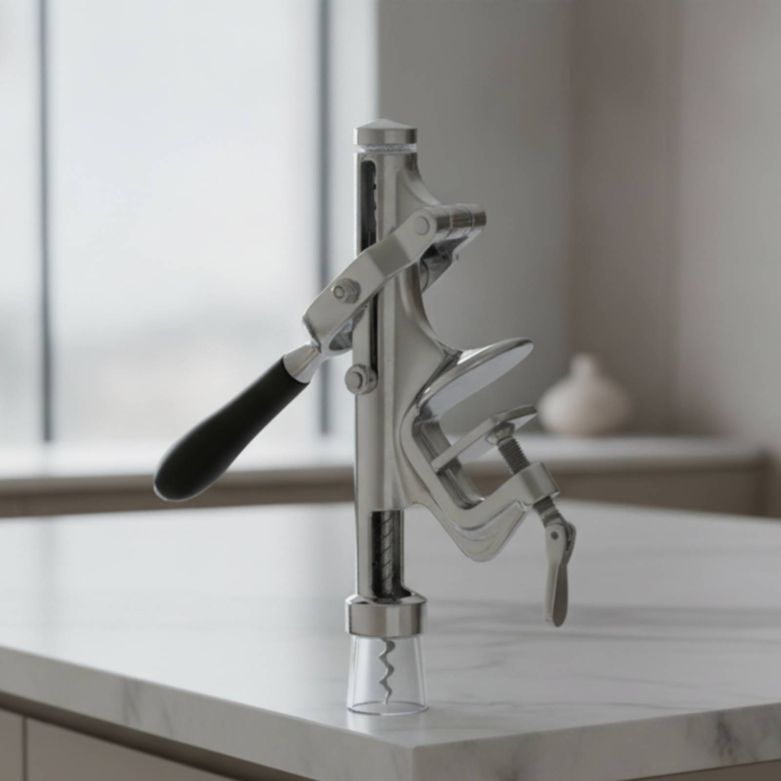 Abridor de Vinho Vertical de P - Cork Screw Lever avaliação e preço