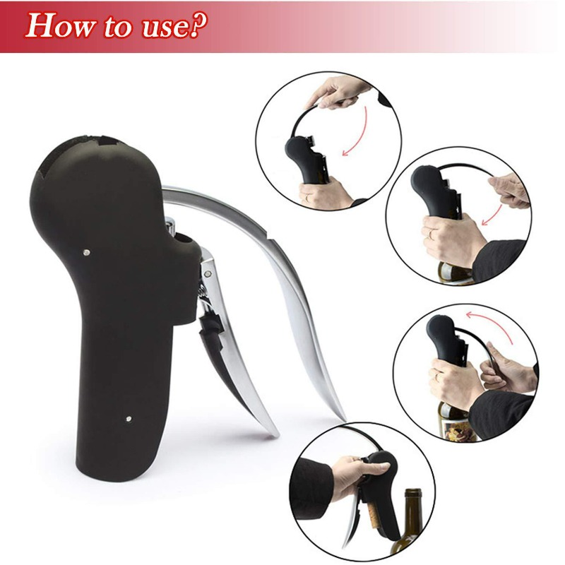 Kit de Ferramentas para Vinho: - Cork Screw Lever avaliação e preço