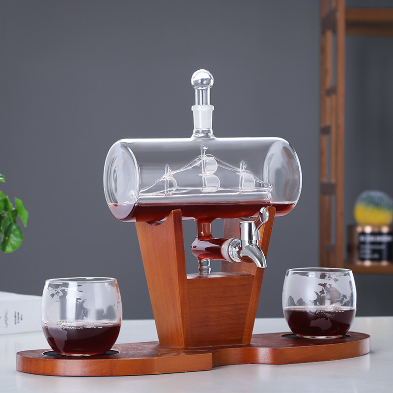 Decantador de vinho de vidro t - Decanter Aerator Set avaliação e preço