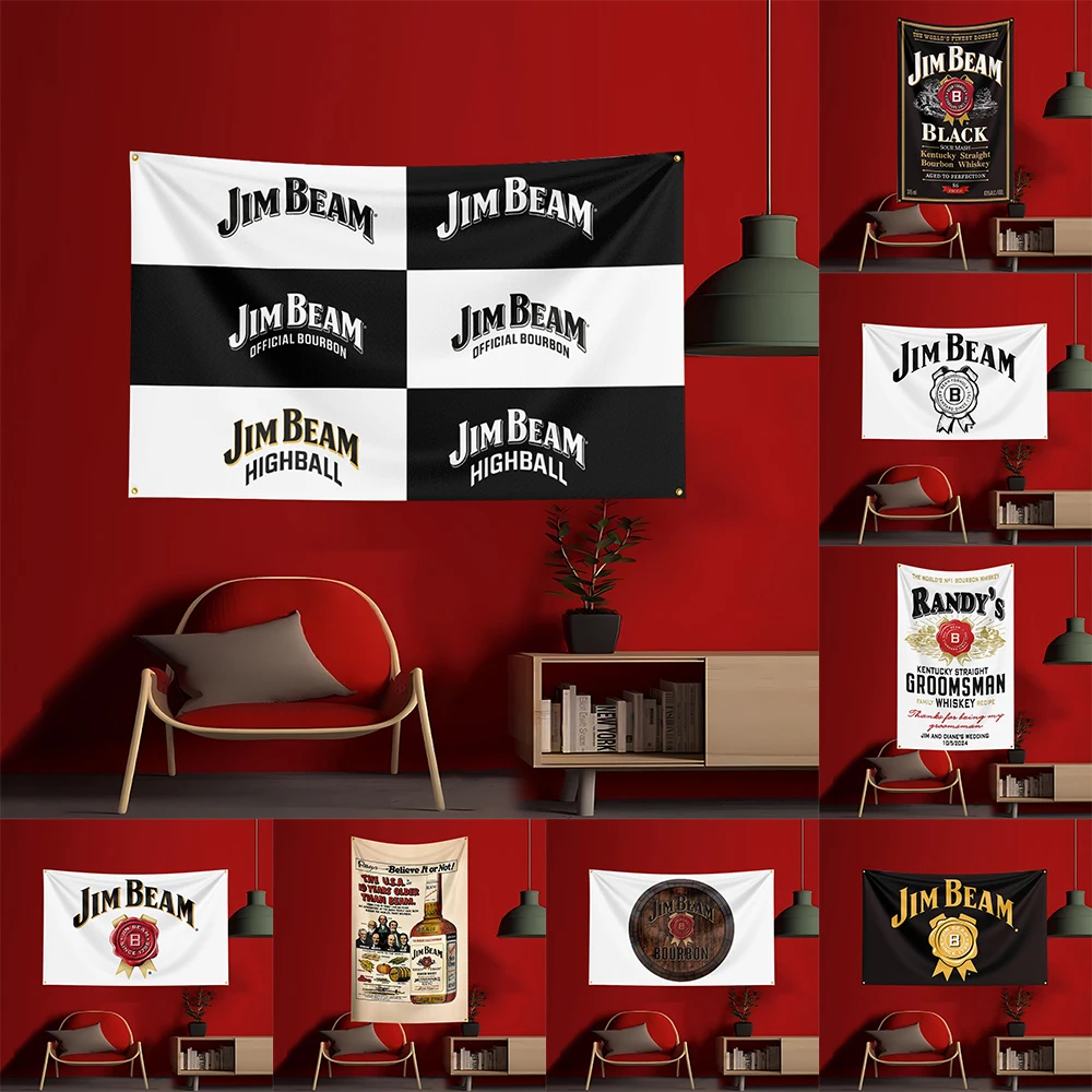 Bandeira de poliéster impressa - Wine Beer Rum avaliação e preço