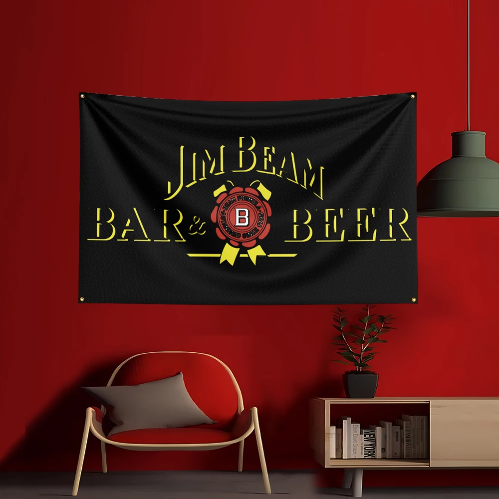 Bandeira de poliéster impressa - Wine Beer Rum avaliação e preço