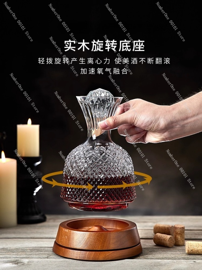 Decantador de vinho rotativo d - Decanter Aerator Set avaliação e preço