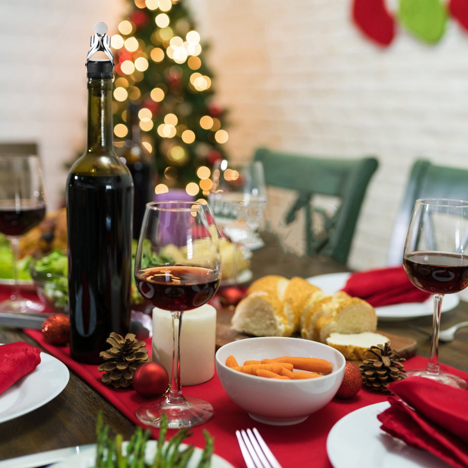 Tampa de Aço Inoxidável para G - Wine Bottle Size avaliação e preço