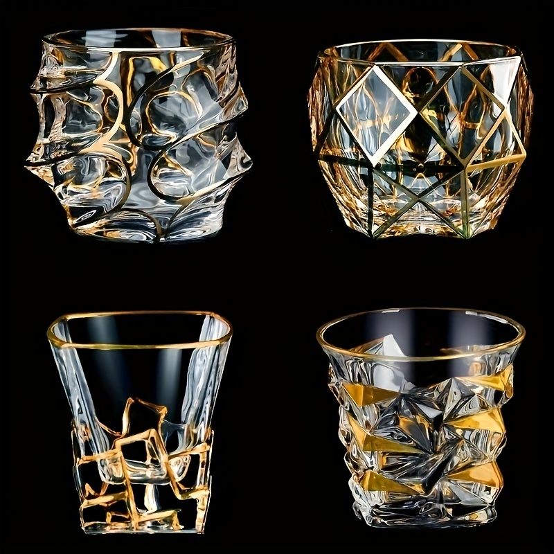 Copo de Whisky com Linha Doura - Whisky Beer And Wine avaliação e preço