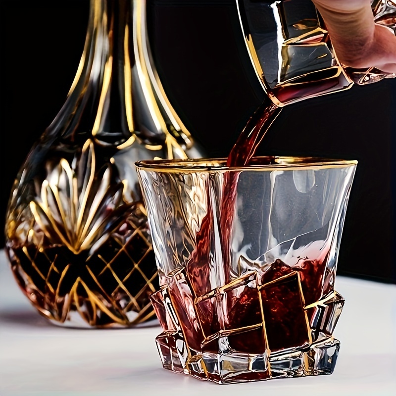 Copo de Whisky com Linha Doura - Whisky Beer And Wine avaliação e preço