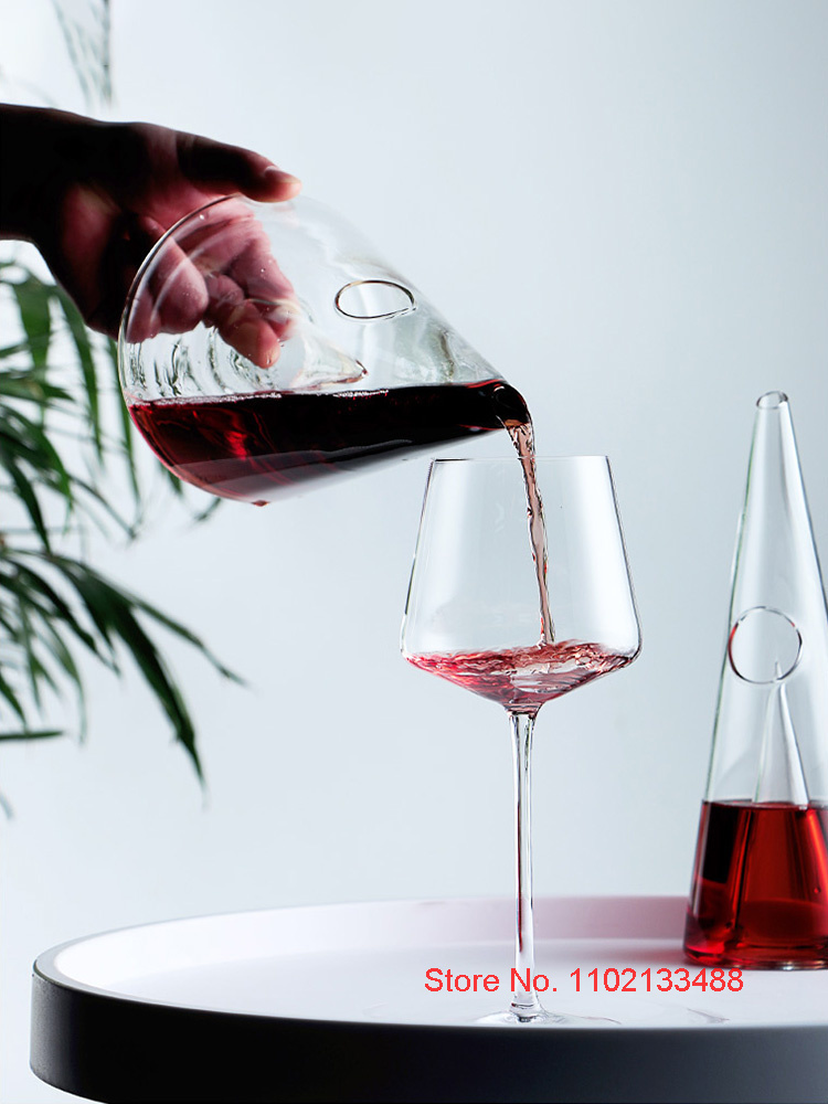 Cone vinho decantador separado - Decanter Aerator Set avaliação e preço