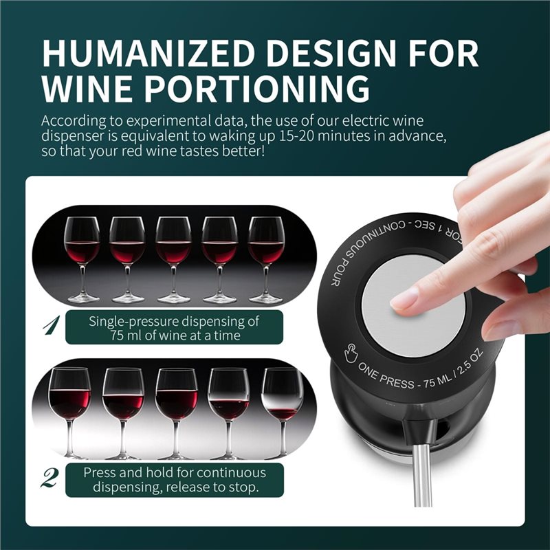 Aerador de vinho atualizado pr - Decanter Aerator Set avaliação e preço
