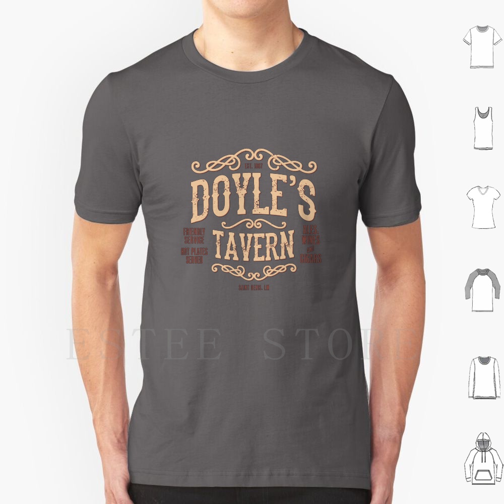 Doyle's taverna t camisa impre - Whisky Beer And Wine avaliação e preço