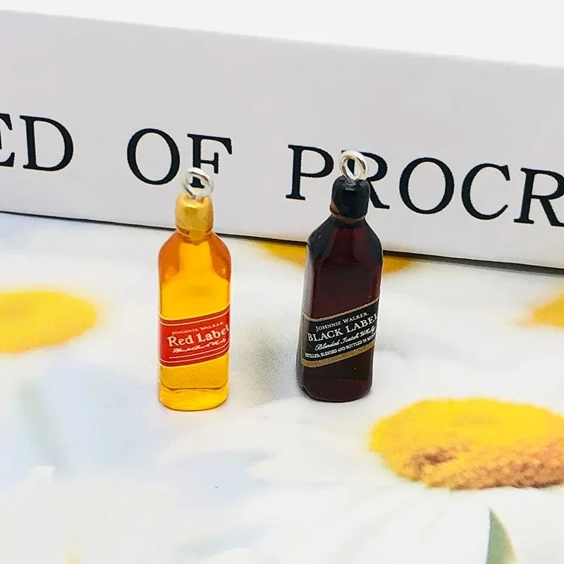10 Peças de Mini Pingentes de  - Wine Beer Bottle avaliação e preço