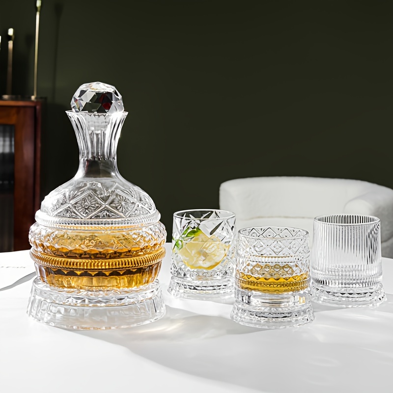 Decantador de vinho de cristal - Decanter Aerator Set avaliação e preço