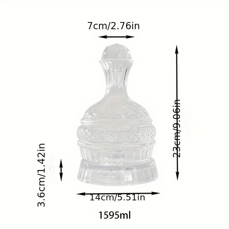 Decantador de vinho de cristal - Decanter Aerator Set avaliação e preço