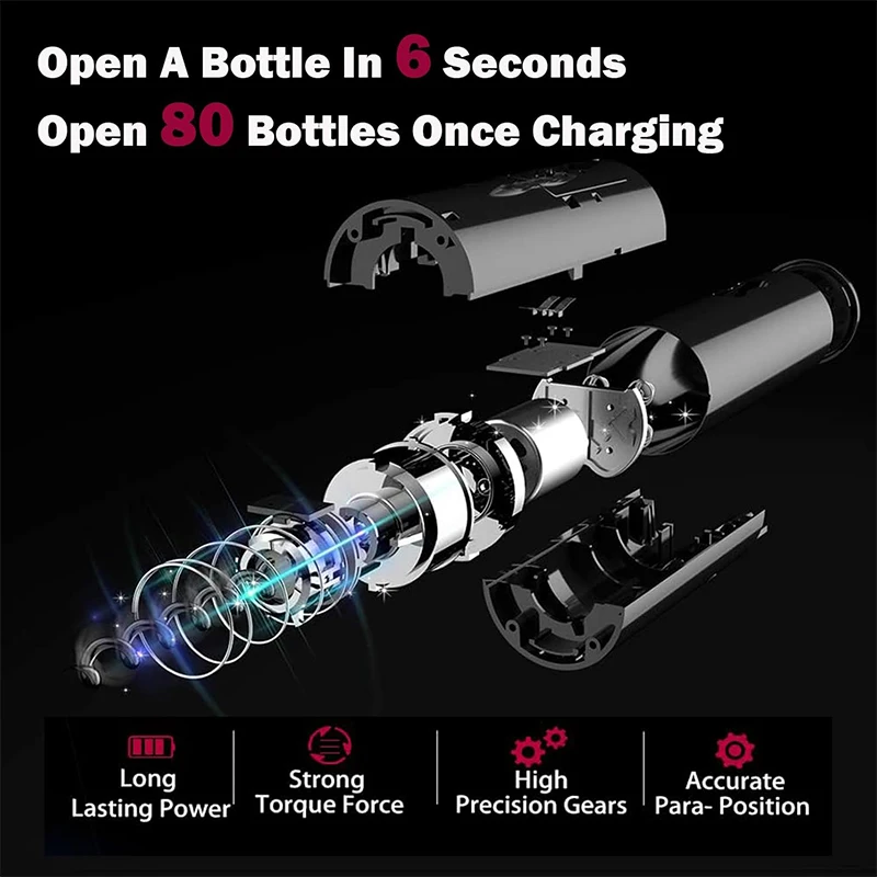 Conjunto de abridor de vinho e - Decanter Aerator Set avaliação e preço