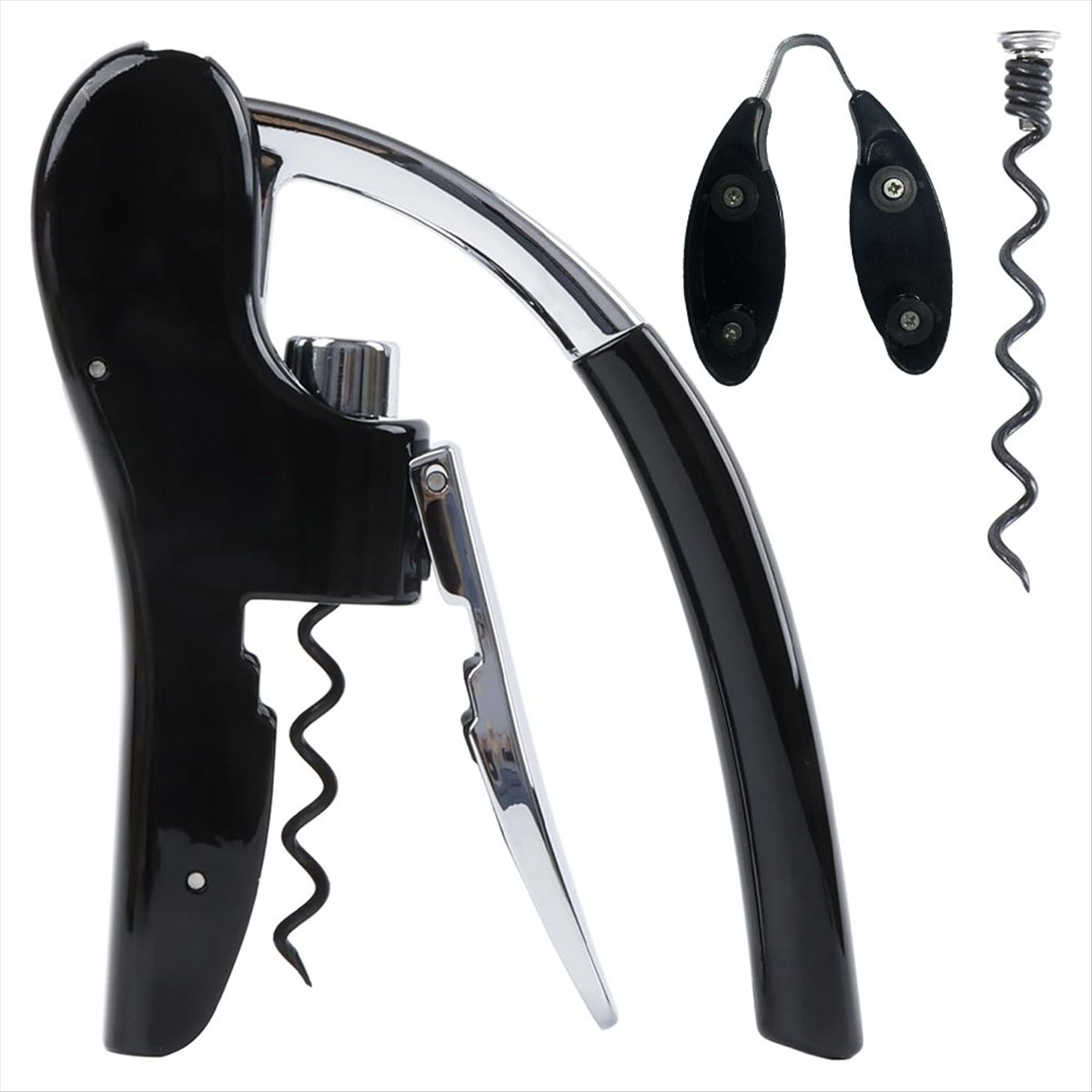 Abridor de garrafa de vinho de - Cork Screw Lever avaliação e preço