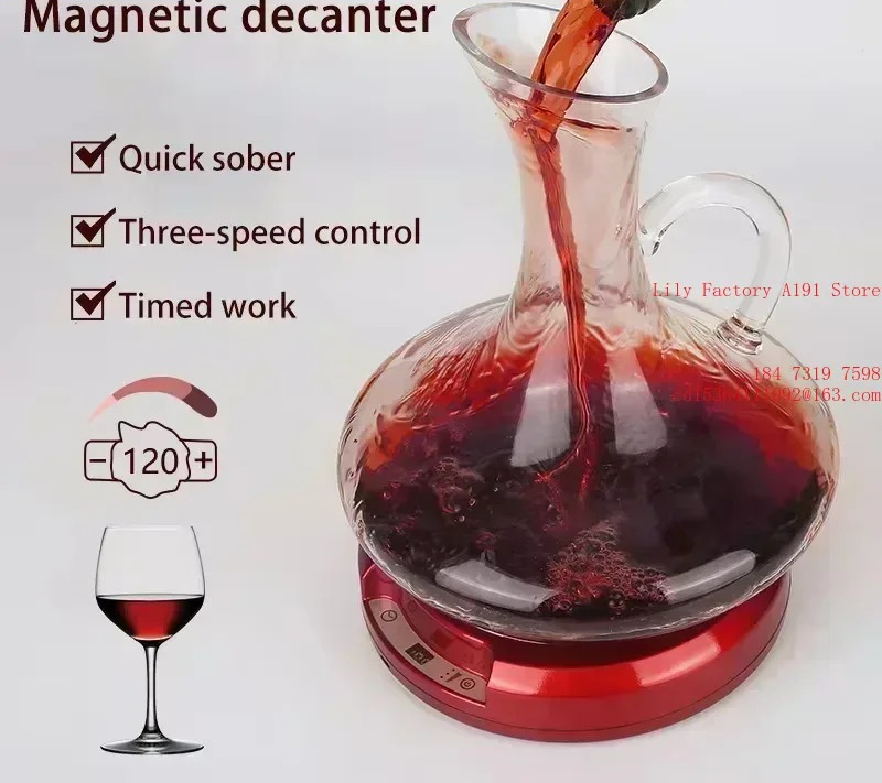 Aerador de Vinho Elétrico Reca - Decanter Aerator Set avaliação e preço