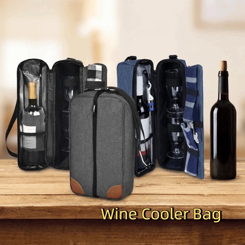 Bolsa Térmica para Vinho de Gr - Wine Bottle Size avaliação e preço